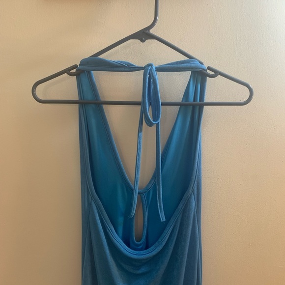 Blue halter dress - Picture 7 of 7